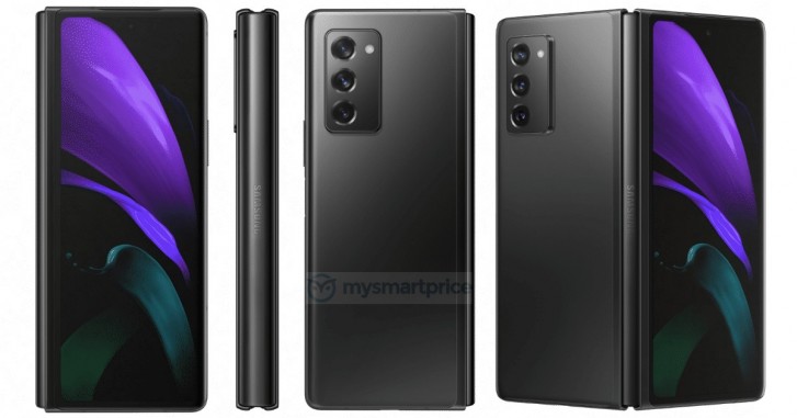 Samsung Galaxy Z Fold 2 5G press renders leak