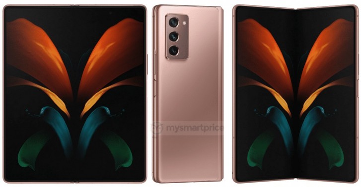 Samsung Galaxy Z Fold 2 5G press renders leak