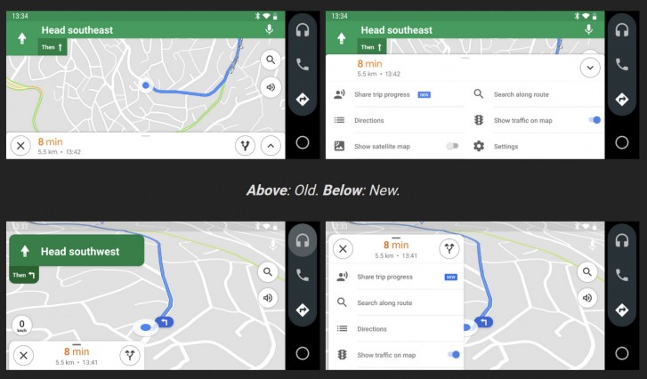 Google Maps Android Auto 