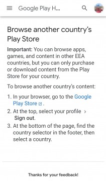 Users in the EEA can Explore other countries  Google Play Stores - 96