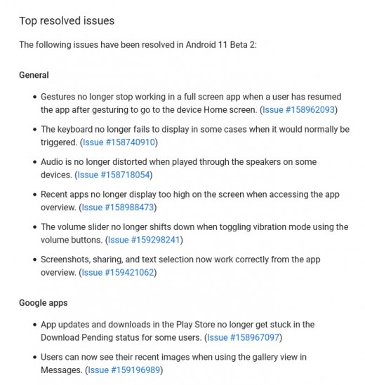 Google lança Android 11 Beta 2 com correções de bugs, a ser lançado em 8 de setembro