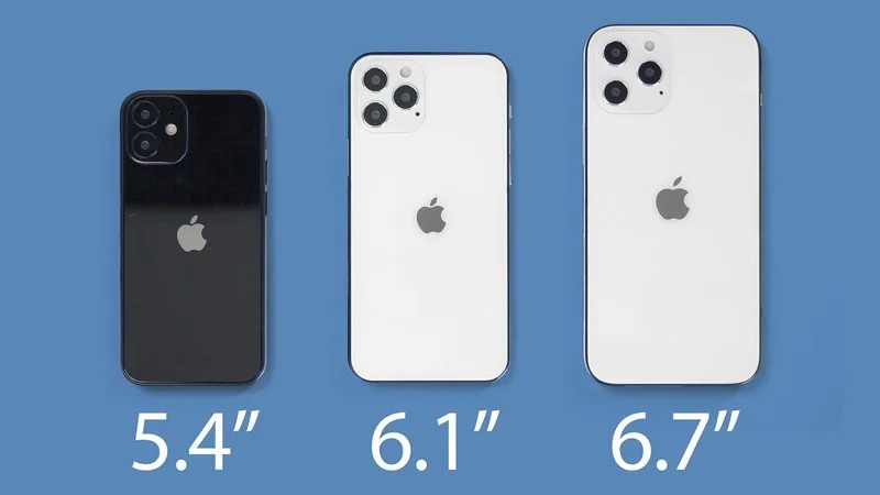 The two 6.1-inch iPhone 12 launches first, 5.4 