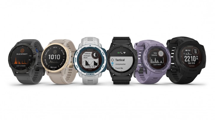 Garmin updates Fenix 6, Instinct and Tactix Delta smartwatches with solar charging