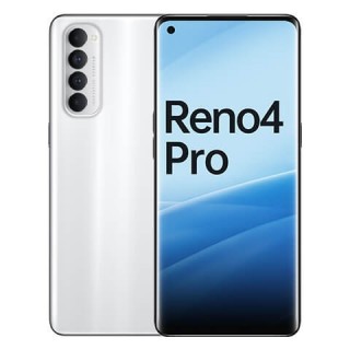 Global Oppo Reno4 Pro in white and black