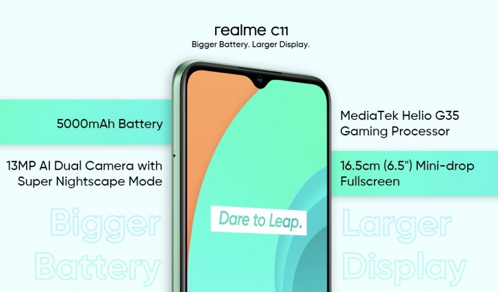 Realme C11 comes to India alongside new 30W Dart Charge Power 10,000mAh Bank