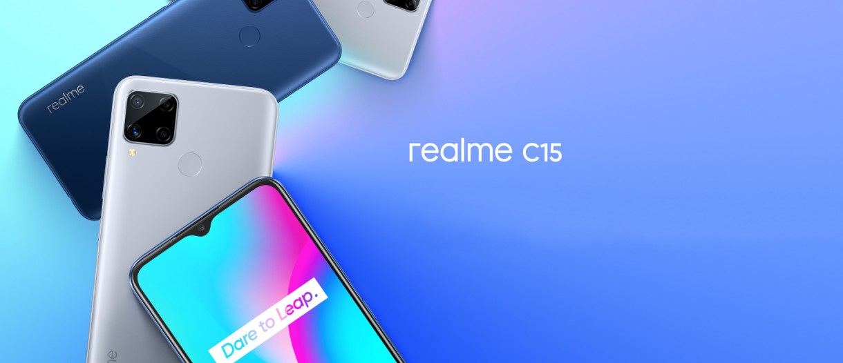 realme c15 white colour