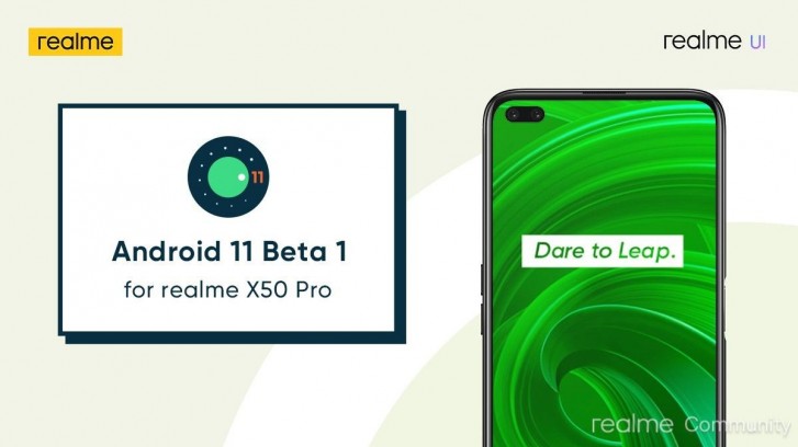 Realme X50 Pro starts recruiting testers for Android 11 Beta