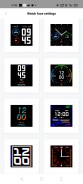 Custom watch faces available on Amazfit's official app