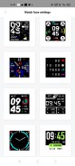 Custom watch faces available on Amazfit's official app