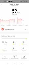 Heart rate monitoring on Amazfit Bip S