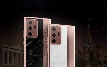 Caviar unveils monument-inspired Galaxy Note20 Ultra Eternity with marble and rose gold