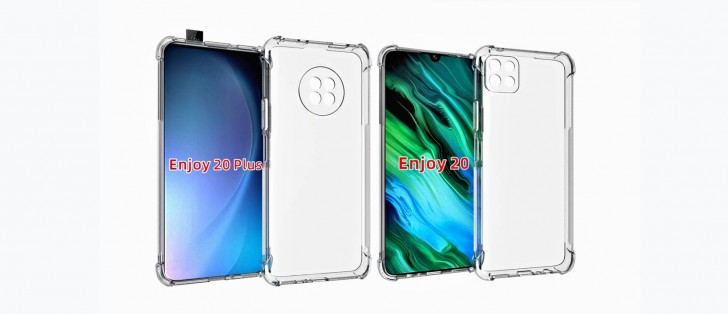 Huawei Enjoy 20 case renders suggest there will also be a Plus