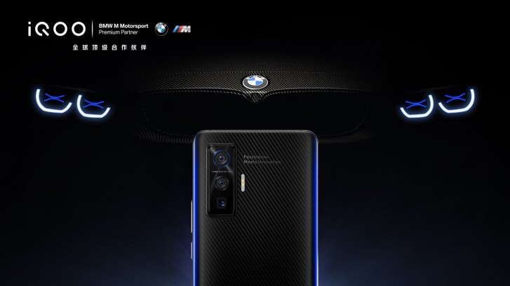 iQOO 5 BMW edition appears in an official poster with triple rear camera