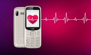 The Lava Pulse is a feature phone with a built in heart rate and blood pressure sensor