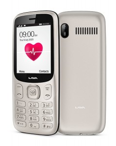 Lava Pulse  A feature Phone with Build in Heart Rate   BP Sensor - 90