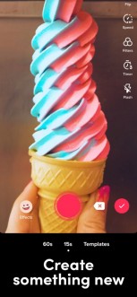 TikTok interface