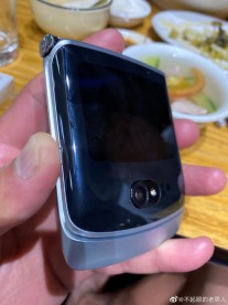 Motorola RAZR 5G in the hand