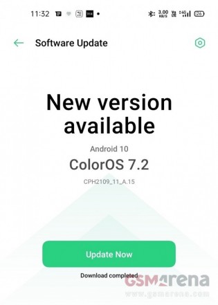 Oppo Reno4 Pro software update