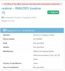 Realme C17, 7 Pro and 7i