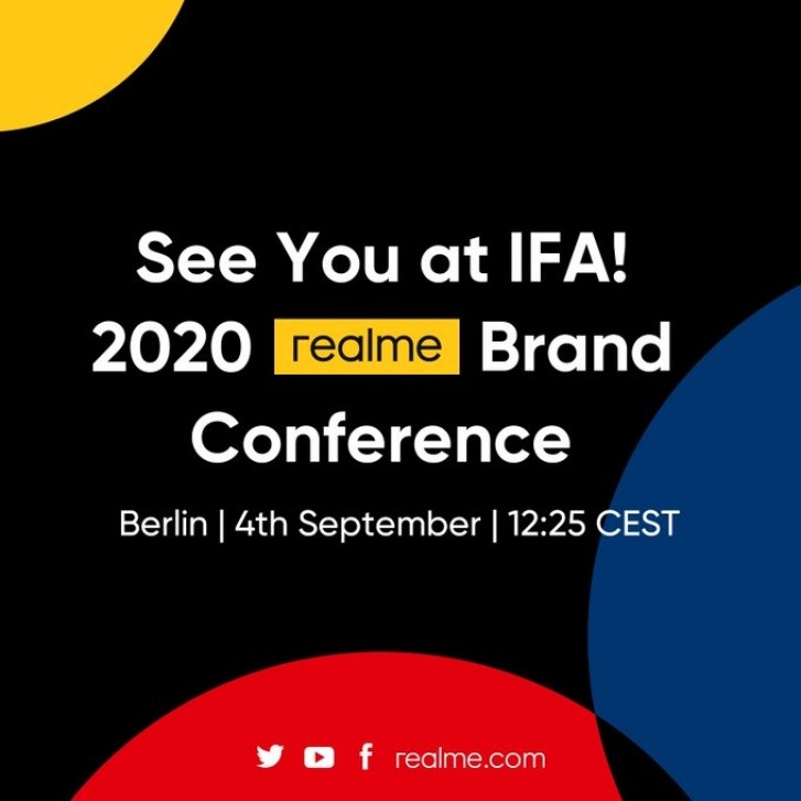 Realme confirms IFA 2020 appearance on September 4, will reveal brand and product strategy