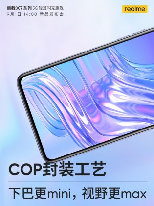 Realme X7 Pro will pack a 120Hz display with a punch hole in the top left and slim bezels on three sides