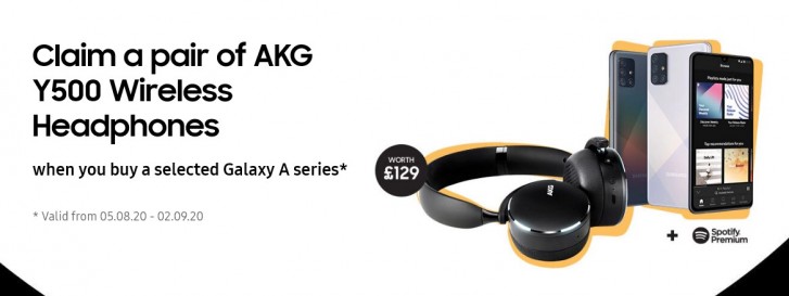 Samsung UK offering free AKG Y500 headphones with purchased of