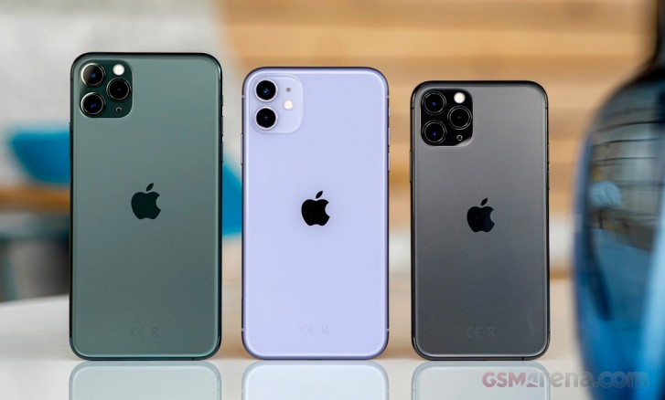 Apple iPhone 11 Pro Max, 11, and 11 Pro
