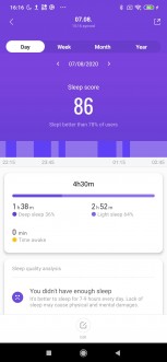 Xiaomi Mi Smart Band 4 screenshots