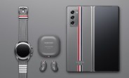 Samsung Galaxy Z Fold2 Thom Browne Edition and bespoke accessories presented on video