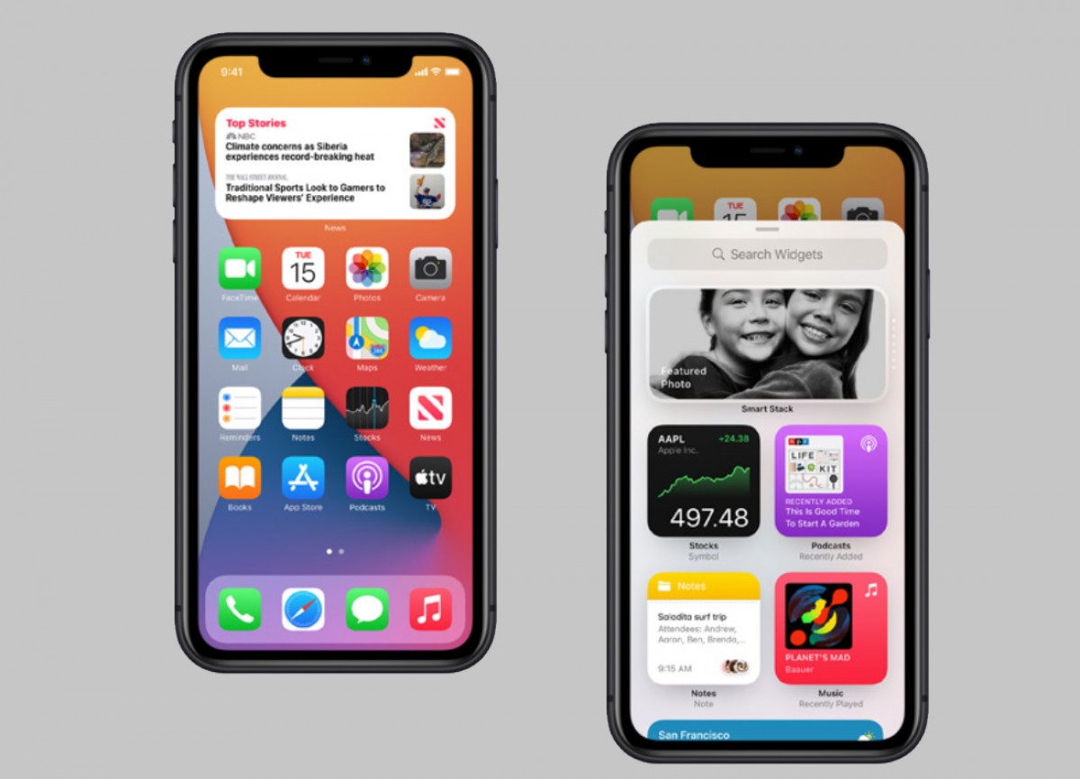 Apple releases iOS 14, iPadOS 14, tvOS 14, and watchOS 7 - GSMArena.com ...