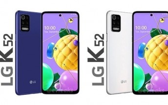 LG K52 surfaces with a punch hole display and quad cameras