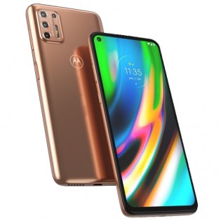 Moto G9 Plus in Rose Gold color