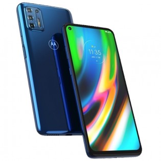 Moto G9 Plus in Indigo Blue color