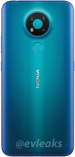 Nokia 3.4 appears in blue color