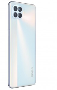 Oppo F17 Pro in Metallic White