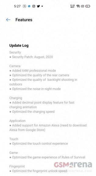 Realme 7 software update