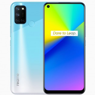 Realme 7i باللون الأزرق القطبي