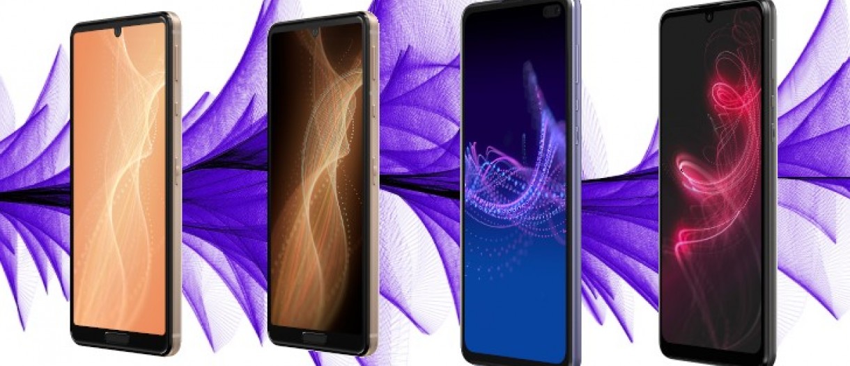 スマートフォン/携帯電話 携帯電話本体 Sharp unveils four new smartphones, two of which with 5G 