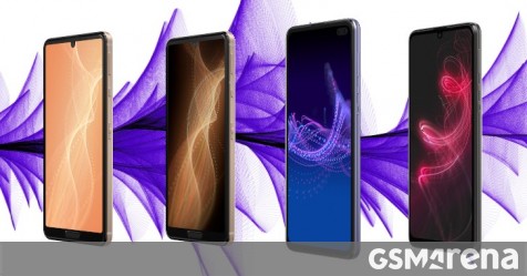 Sharp unveils four new smartphones, two of which with 5G 