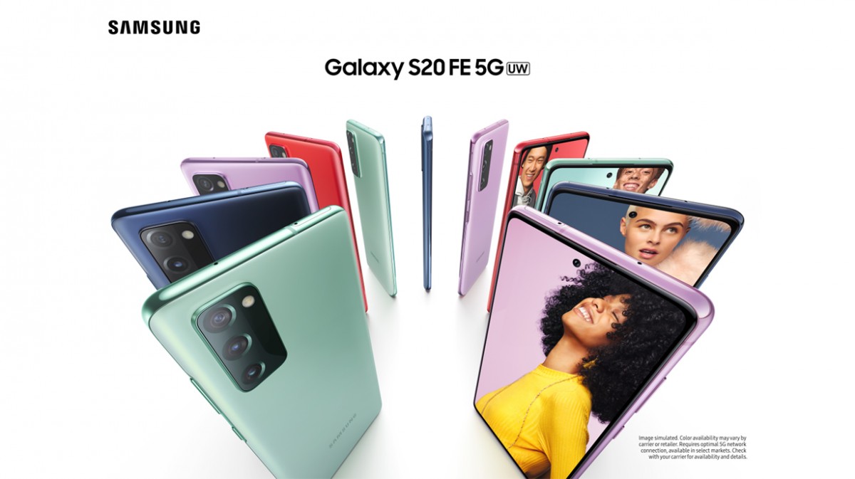 US carriers announce Samsung Galaxy S20 FE pricing and availability