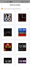 Custom watch faces available on Amazfit's official app which is now called Zepp