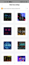 Custom watch faces available on Amazfit's official app which is now called Zepp