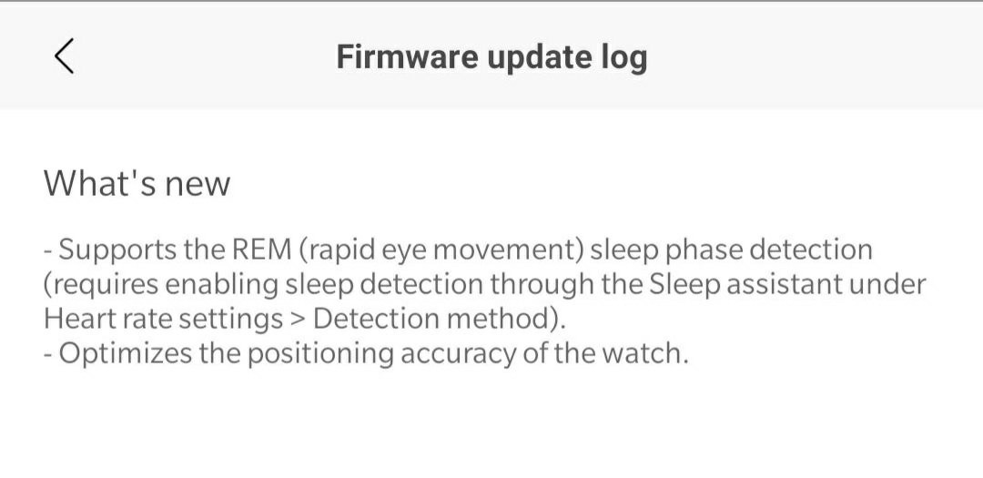 Update brings REM sleep detection to original Amazfit GTR and GTS, improves GPS