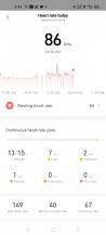Heart rate monitoring on Amazfit Neo