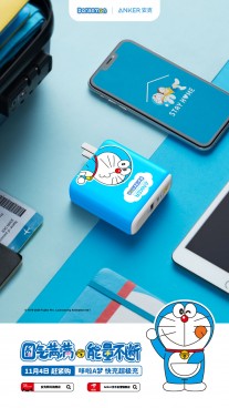 Anker's new Doraemon-themed charging accessories for the iPhone 12 series