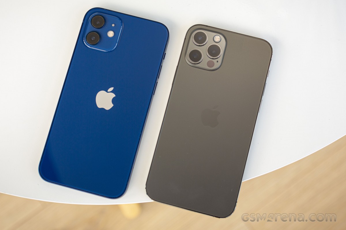 gsmarena iphone 12 pro vs 13 pro