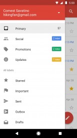Gmail Go interface