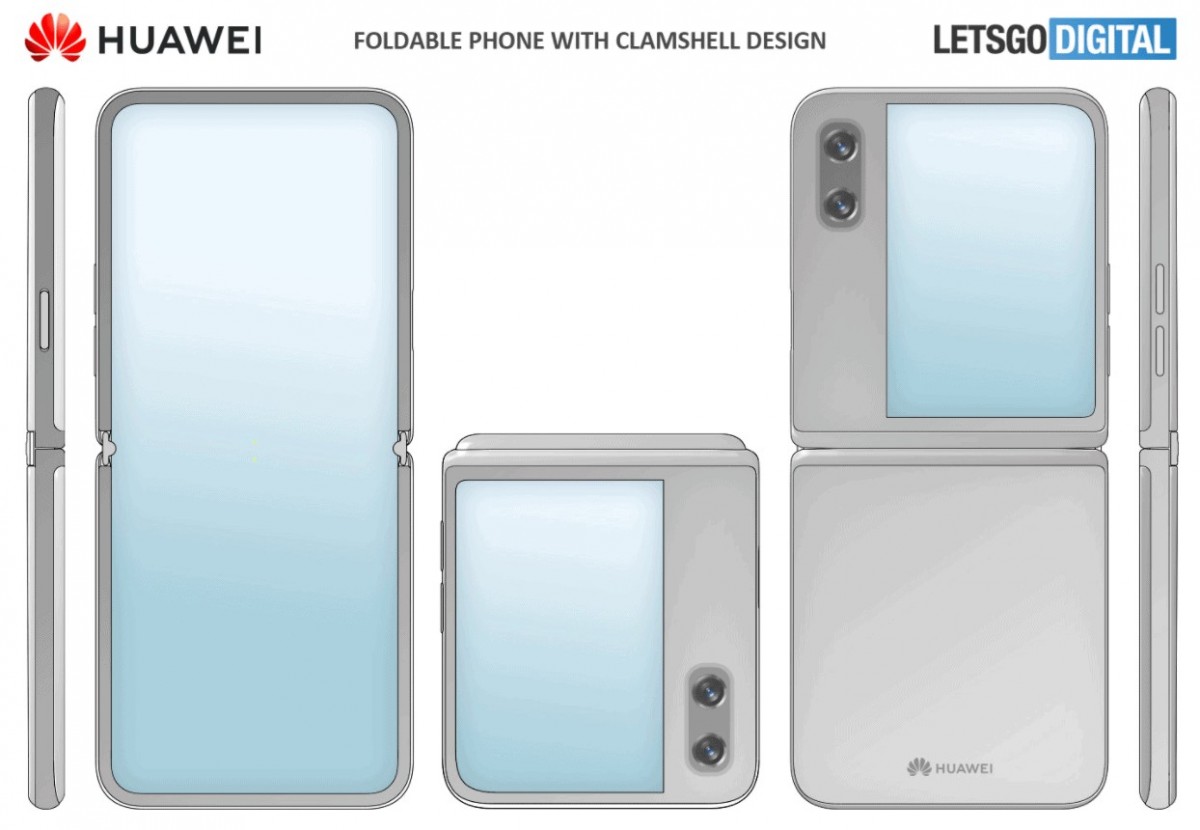 Huawei travaille peut-être sur un téléphone pliable avec un design à clapet