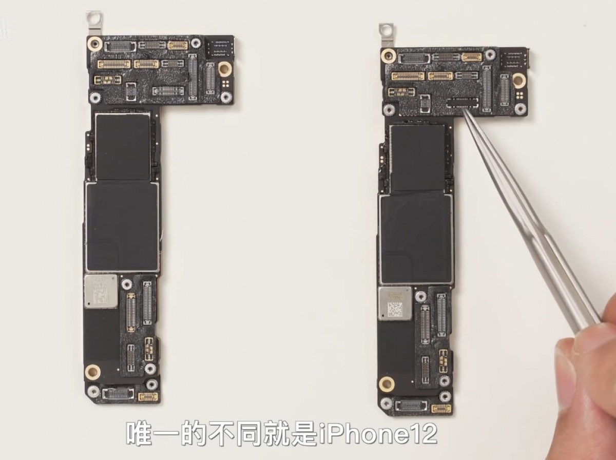 A teardown reveals the iPhone 12 and 12 Pro are almost identical on the inside