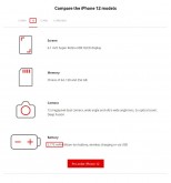 iPhone 12 listings on Vodafone NL